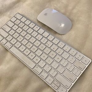 Apple wireless mouse and keyboard